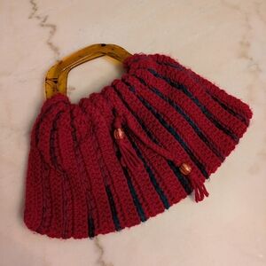 Vintage Knitted Clutch